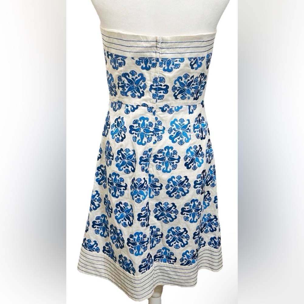 Womens Rare LILLY PULITZER Stunning heavily Embroidered fish Dress Size 6 - Picture 4 of 7